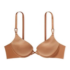 Victoria's Secret Bombshell Add-2-Cups Push-Up Bra 36DD Toffee NEW