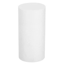 Round Foam Cake Dummy, 4"x 8" White Fake Cake Circles Dummies