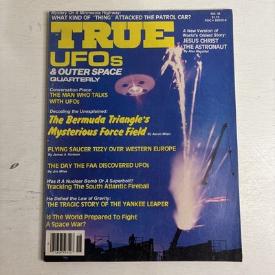 TRUE UFOs & Outer Space Quarterly No 18 1980 Bermuda Triangle Force Field FAA
