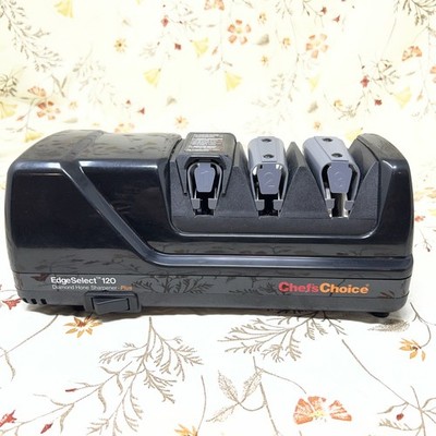 Chefs Choice EdgeSelect 120 Electric Knife Sharpener 3-Stage Diamond Hone Plus