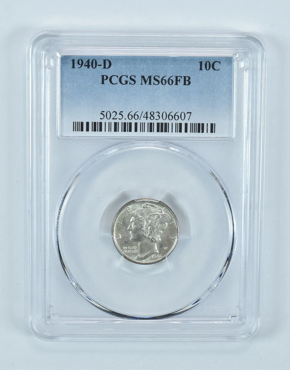 MS 66 Graded 1940 Year Mercury Dimes (1916-1945) for sale | eBay