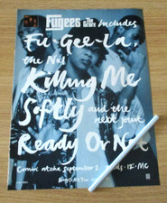 Fugees The Score  Album  Advert 222 x 298 mm  Ex -Rock Magazine 1990's