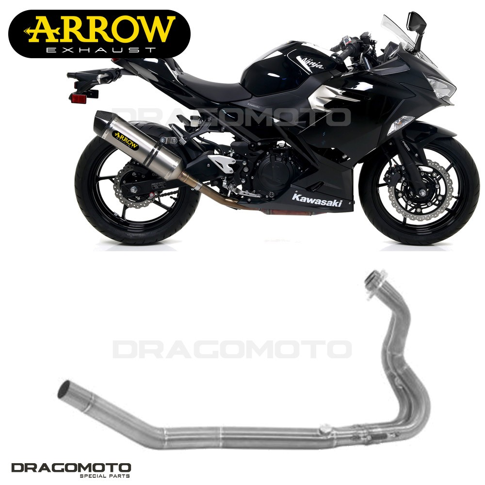 Collecteur ARROW RC NINJA 400 améliore la puissance et libère la sonorité racing