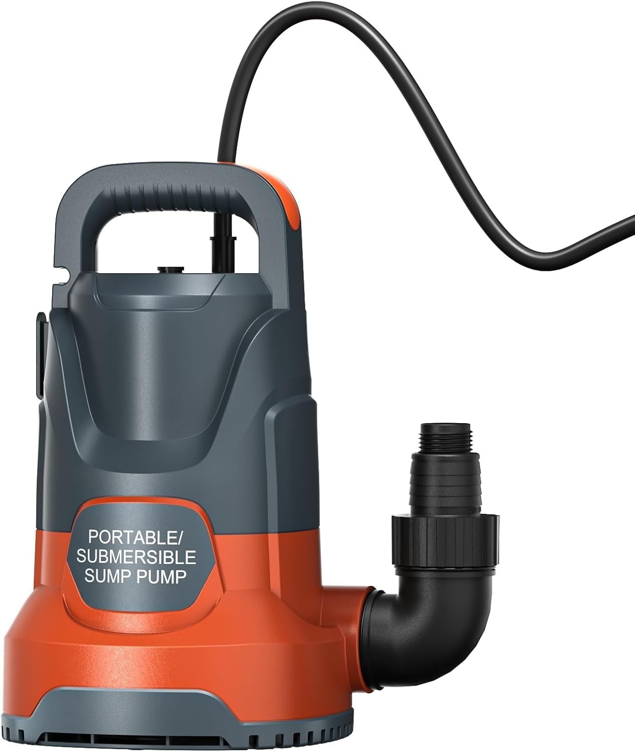 1HP Submersible Sump Pump 4500 GPH Portable Water Transfer Pump