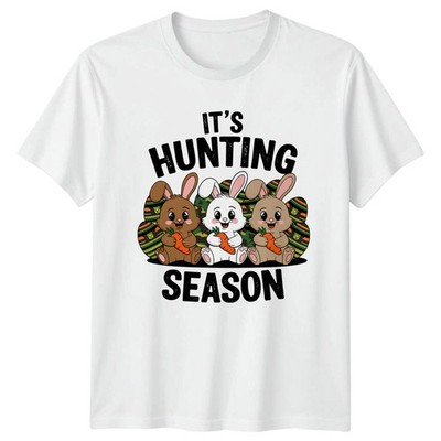 Lustiges T-Shirt Its Hunting Season Eiersuche Ostergeschenk für Sie und Ihn