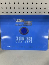 Star Trek The Next Generation CCG Limited Edition Collector's Tin Sealed Cards