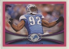 2012 Topps Pink BCA 377/399 Cliff Avril #359 0w8
