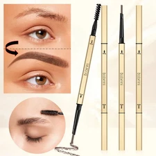 1PC Sweat and Waterproof Eyebrow Pencil - Not Easy To Fade, Easy To Apply, Natur
