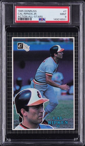 Cal Ripken Jr. #7 1985 Donruss Action All Stars card