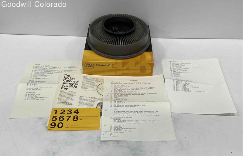 Vintage Kodak Carousel Transvue 140 Slide Tray