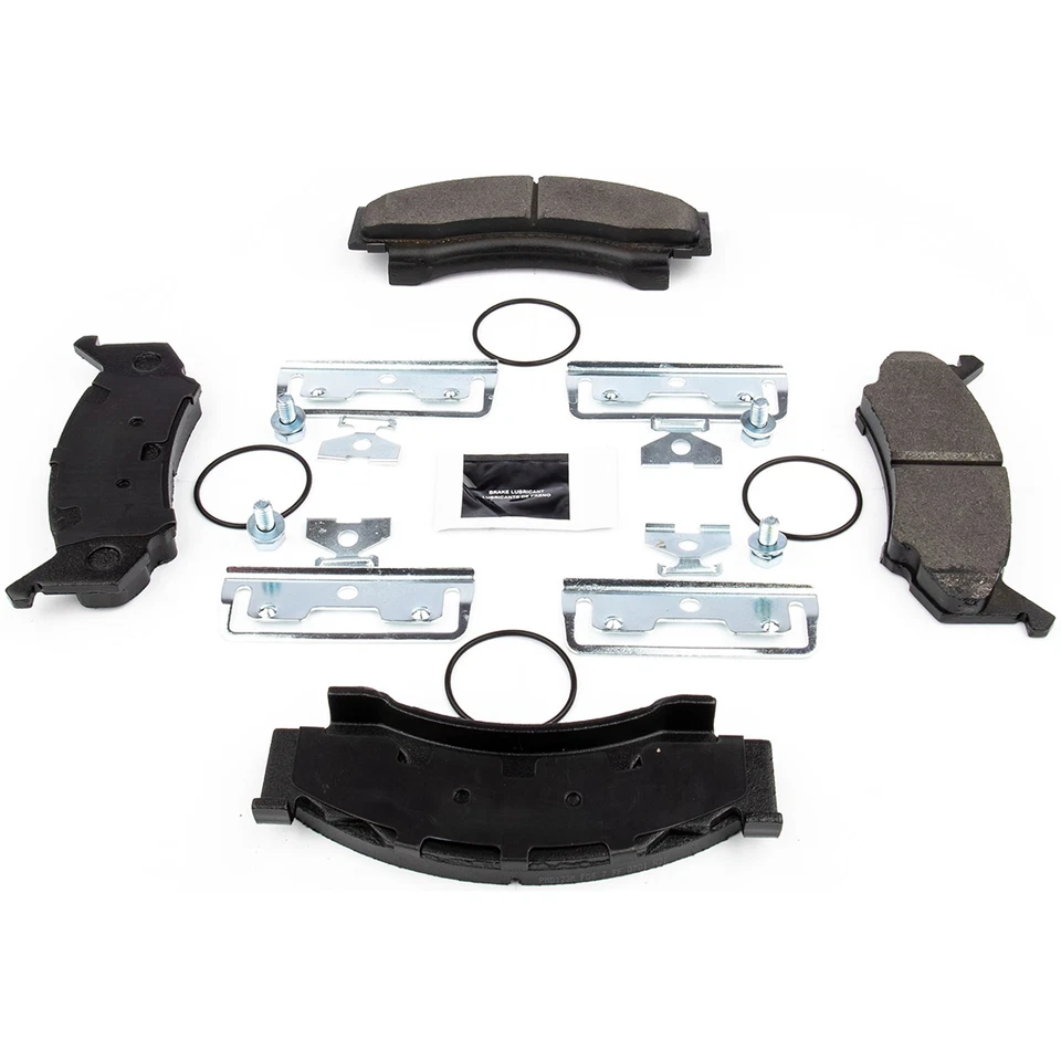 Juego de pastillas de freno de disco delanteras rotor de freno de disco para Dodge W350 1982-1985 Foto 2 de 4