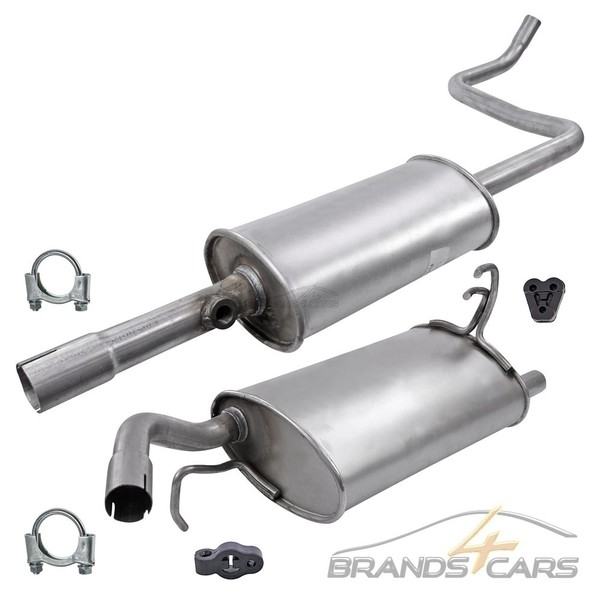 Atec MittelschalldÄMpfer EndschalldÄMpfer FÜR Mitsubishi Colt 6 Z3 1.1 1.3 04-12-image