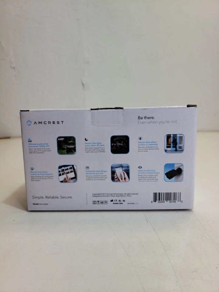 Amcrest 4MP UltraHD PoE Outdoor Bullet Camera - Image 3 of 4