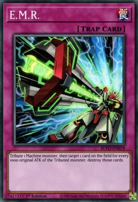 3 x E.M.R. - BLVO-EN078 - Super Rare - 1st Edition Near Mint, English YGO
