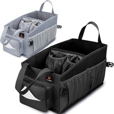 Tote Car Organizer Front Seat - Tissue Box  Cup Holder - Back Seat Car Organize
