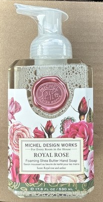 Michel Design Works SHEA BUTTER FOAMING HAND SOAP Royal Rose 17.8 Oz