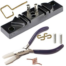 Wire Bending Jig Tool Wire Bender  Flat Nose Pliers Nylon Jaws Wrapping Kit