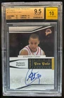 2009-10 National Treasures Stephen Curry Pen Pals RC Auto #22/50 BGS 9.5/10