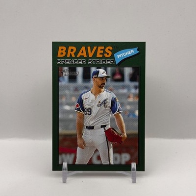 2026 Topps Heritage Spencer Strider #41 Dark Green Border