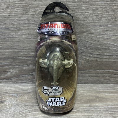 Star Wars Boba Fett Titanium Limited 2006 Slave I Die-Cast Toy Vehicle Series