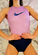 Nike GK Elite Gymnastics Leotard Adult Large AL Competition Dance Costume