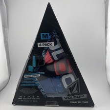 Volcom Sport-Performance Boxer Briefs - 4-Pack Multicolor Size M