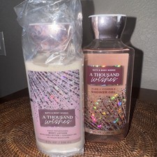 NEW 2 PIECE SET Bath  Body Works A THOUSAND WISHES Shower Gel  Body Lotion