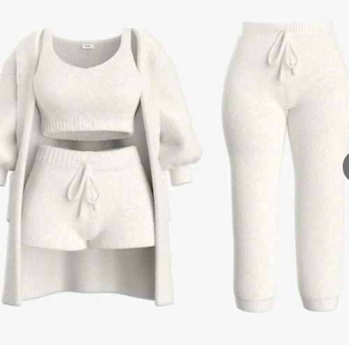 Pleshy Cozy 4 Piece Set Size Small Ivory