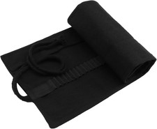 Canvas Pencil Wrap Case, 48 Holes Colored Pencil Roll Holder Storage Pouch for A
