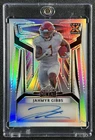 JAHMYR GIBBS 2023 LEAF METAL #BA-JG1 ROOKIE AUTO SILVER PRISMATIC 2/10