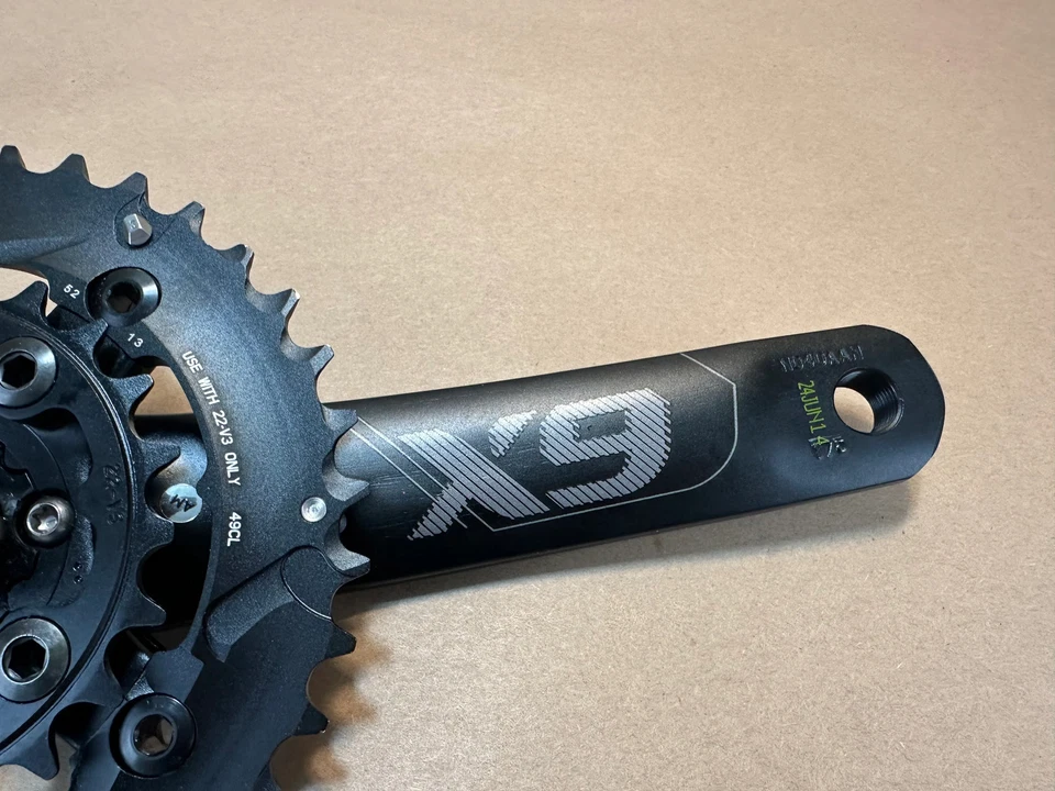 Sram X9 GXP 100 Fat Bike Crankset 175mm 36-22 2x10 New - Image 4 of 4
