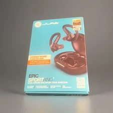 NEW JLab - Epic Sport ANC True Wireless Earbuds - Black new inbox