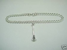 Sterling Silver Lacrosse Bracelet, 7" Length