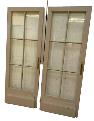 Lot d'une double porte et de deux portes anciennes de style Louis XV - Portes