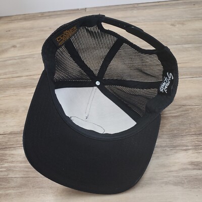 Sunday Scaries Hat Cap Snapback Black Mesh Back Trucker  display picture 2