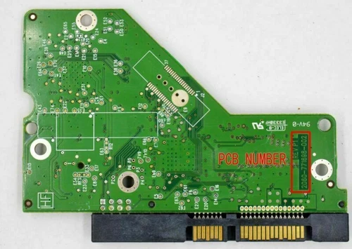 HDD PCB Board Number: 2060-771698-002 REV P1 HDD PCB