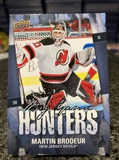 2008-09 Upper Deck Big Game Hunters BGH-MB Martin Brodeur Rare Insert SP Devils!