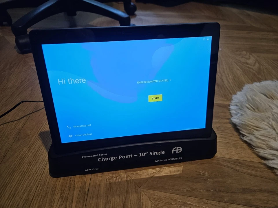 10.1" Portable Android Tablet Touch bundle & magnetic charge point dock -Grade A - Image 3 of 4