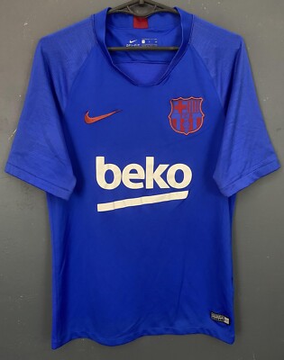MEN'S NIKE FC BARCELONA 2019/2020 TRAINING FOOTBALL SOCCER SHIRT