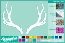 DEER ANTLERS cut vinyl decal #1 car truck window sticker Deer Hunting