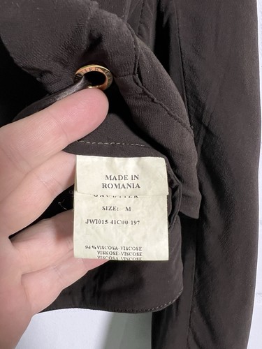 Jean Paul Gaultier Jeansy Damskie bolerko Rozmiar M Brązowe Doskonały stan - Zdjęcie 9 z 19