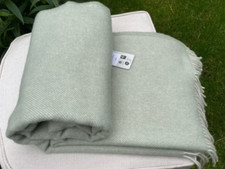 N. Zealand Sheep Wool Blanket Pure Natural Lamb Wool Throw 55x79 in eco wool