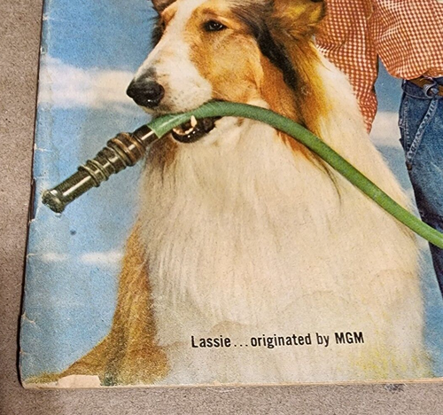 Dell Comic Book Lassie Timmy TV Show Jon Provost Cover as Fireman #53 June 1961 - Picture 2 of 15