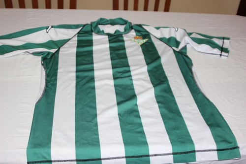 Maillot Vintage Real Betis 2003-04 Kappa, Taille XL, Floqué Belenguer #12