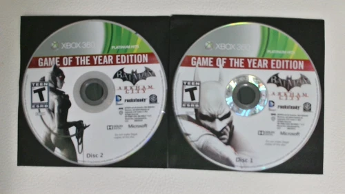 Batman: Arkham City -- Game of the Year Edition (Platinum Hits) (Xbox 360, 2011)