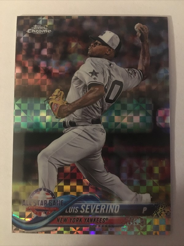 2018 Topps Chrome Update X-fractors #HMT84 Luis Severino 09/99