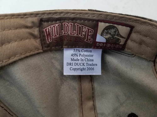 Dri-Duck Wildlife Series Cap Embroidered Turkey REAL TREE Hunting Adjustable - Picture 5 of 12