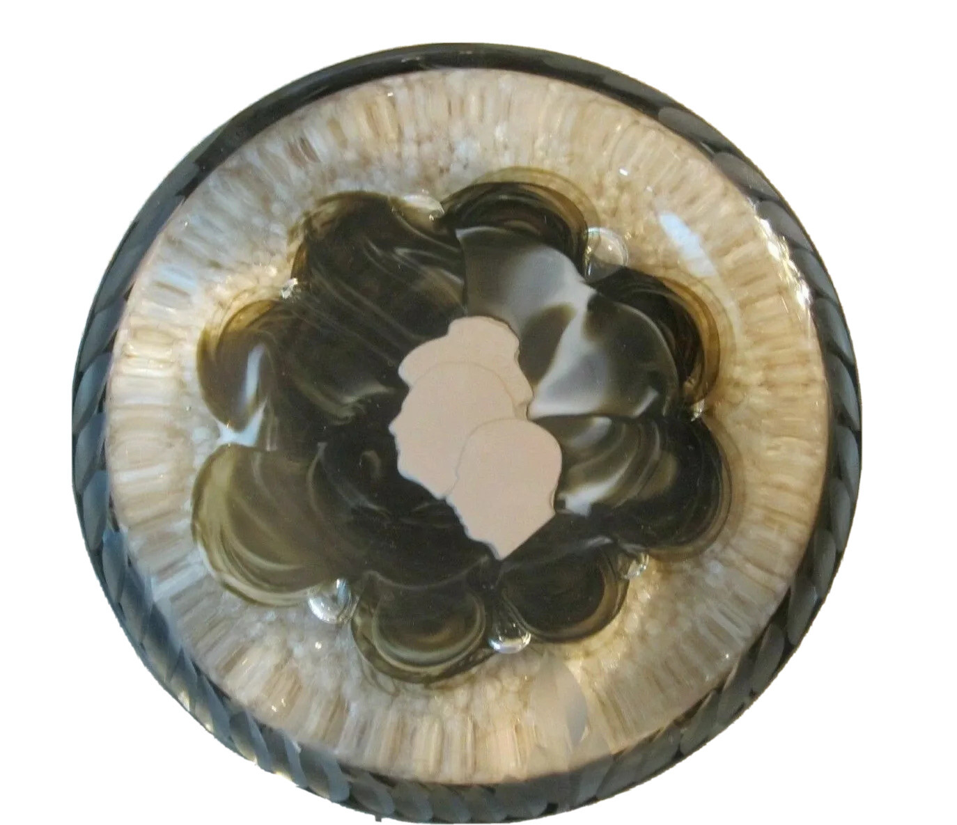 Sebastian Miniatur OWA-020 Midwest Fair Glas Briefbeschwerer 1995 Baston Profile