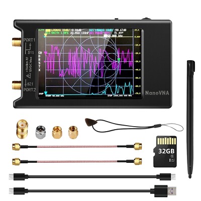 Spectrum Anslyzer NanoVNA-H4 2.8/4  Vector Network Antenna 10KHz-1.5GHz D
