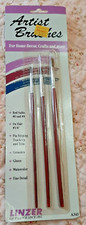 Linzer A343 Brush Art 3 Pc Set Ox Hair 0 and 4